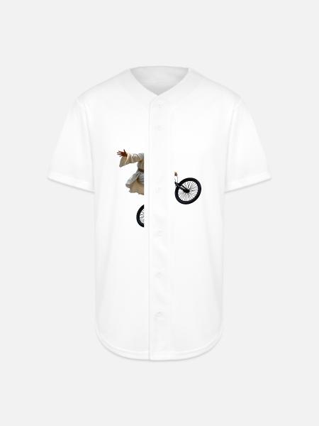 BMX Jesus - Full Button Jersey - white