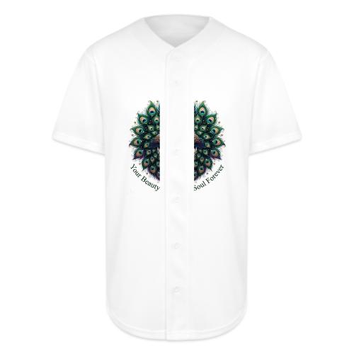 Your Beauty Holds My Soul Peacock Gifts T-Shirt - Full Button Jersey