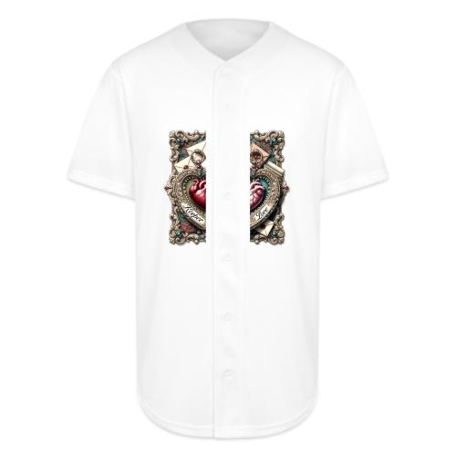 Keeper of My Deepest Love Victorian Locket T-Shirt - Full Button Jersey