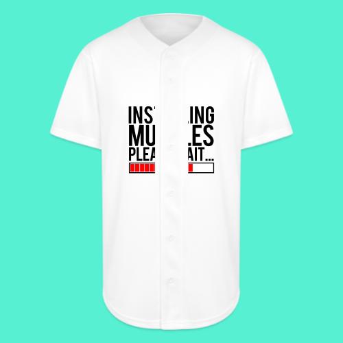 Installing Muscles Gym Motivation - Full Button Jersey