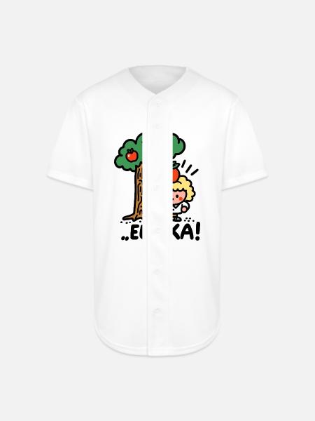 Eureka - Full Button Jersey - white