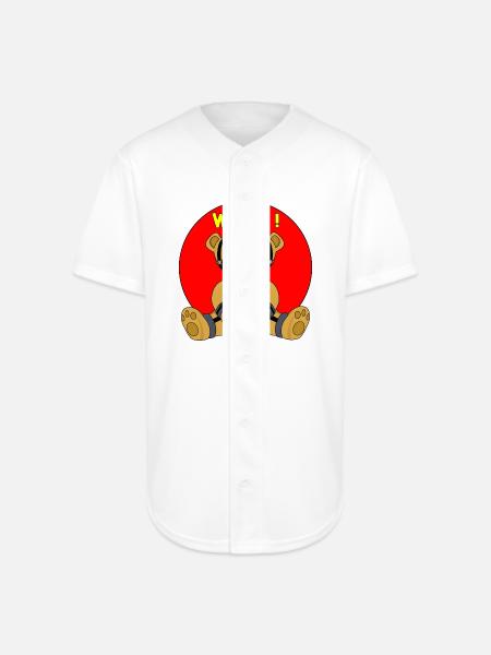 Woof - Full Button Jersey - white