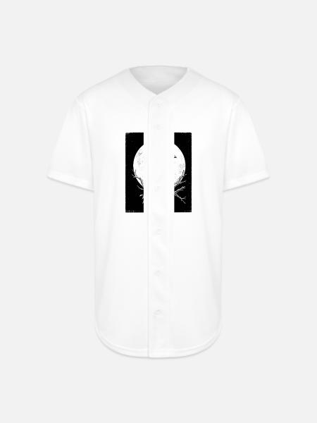 Black Raven - Full Button Jersey - white