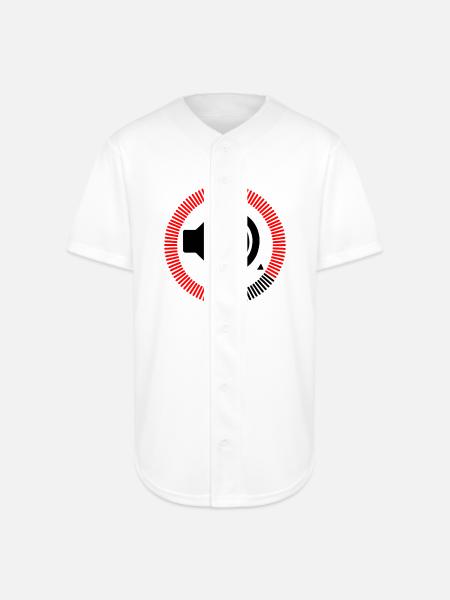 Volume Level - Full Button Jersey - white