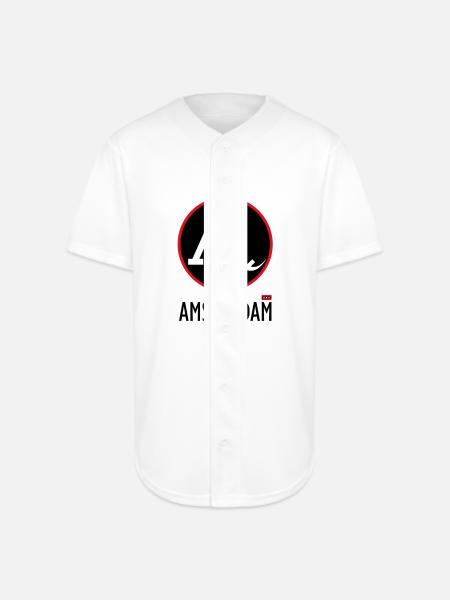 Amsterdam City - Full Button Jersey - white