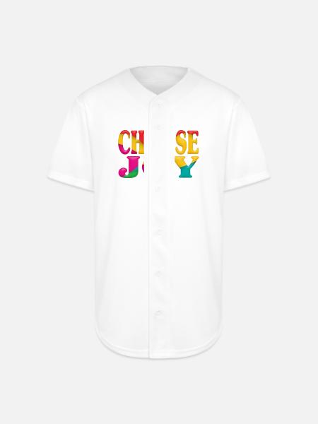 Choose joy - Full Button Jersey - white