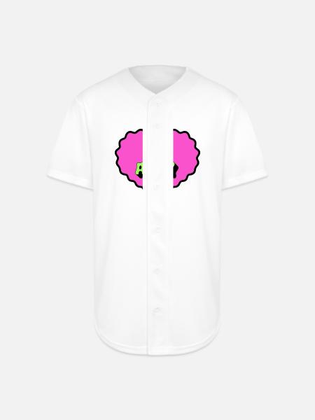 Go Away - Full Button Jersey - white