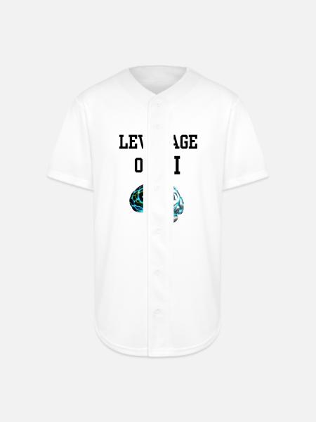 Leverage on AI Brain Neon - Full Button Jersey - white