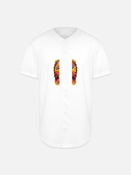 Pi Radiant Sunburst - Full Button Jersey - white
