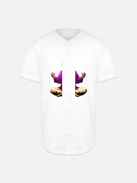 Yogi the Cat - Full Button Jersey - white
