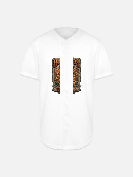 Badlands National Park Tee - Full Button Jersey - white