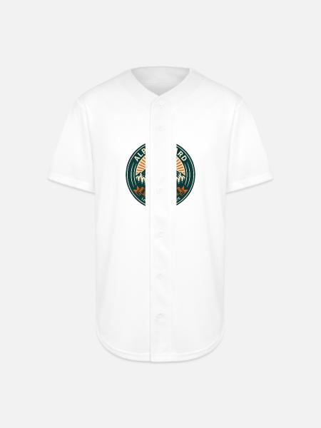 Alpine Guard Badge - Full Button Jersey - white