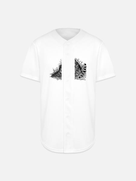Fighting tigers - Full Button Jersey - white