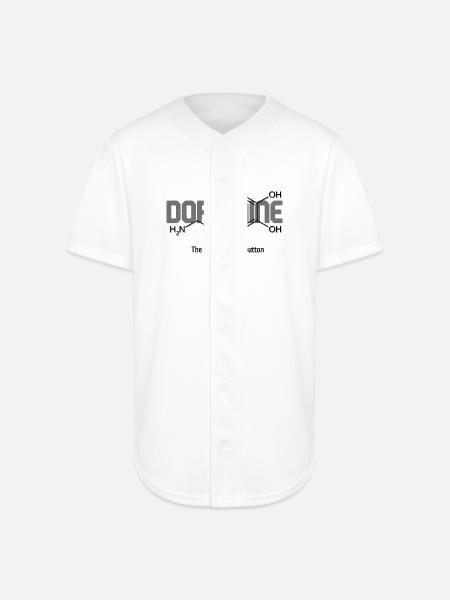 Dopamine Likewave Logo - Full Button Jersey - white