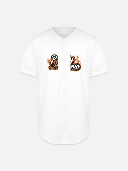 Pretty in Camo - Full Button Jersey - white