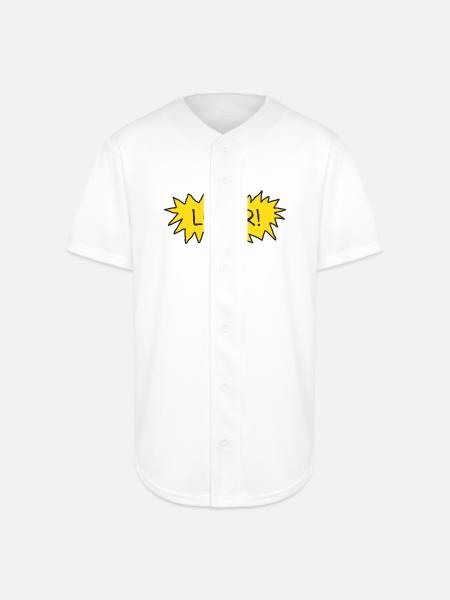 Loser! - Full Button Jersey - white
