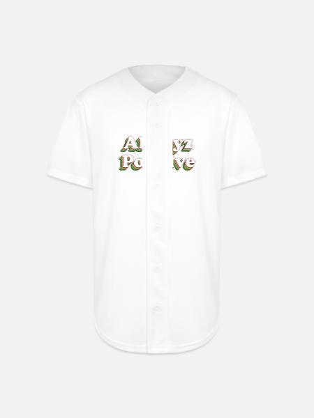 Alwayz Positive - Full Button Jersey - white