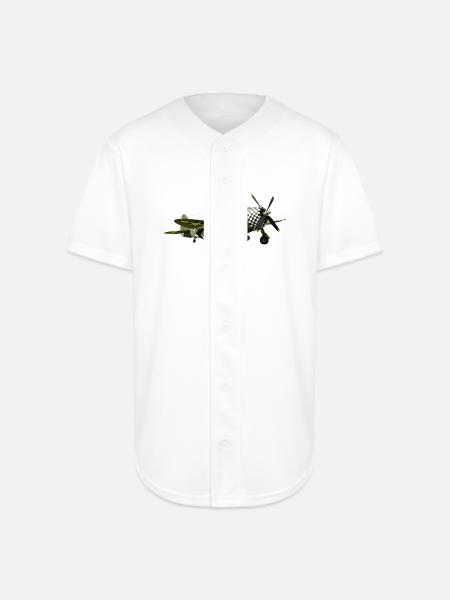 P-47 Thunderbolt - Full Button Jersey - white