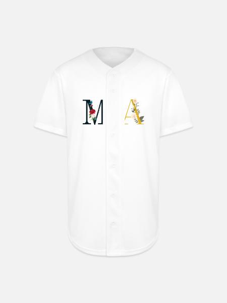 Mia - Full Button Jersey - white