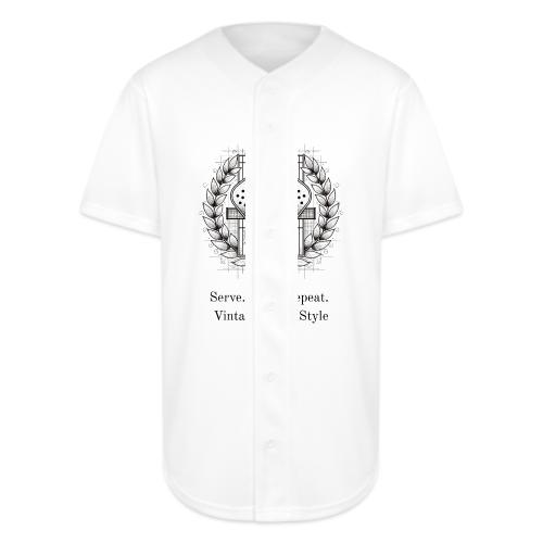 Vintage Pickleball T-Shirt, Mug, & Poster - Full Button Jersey