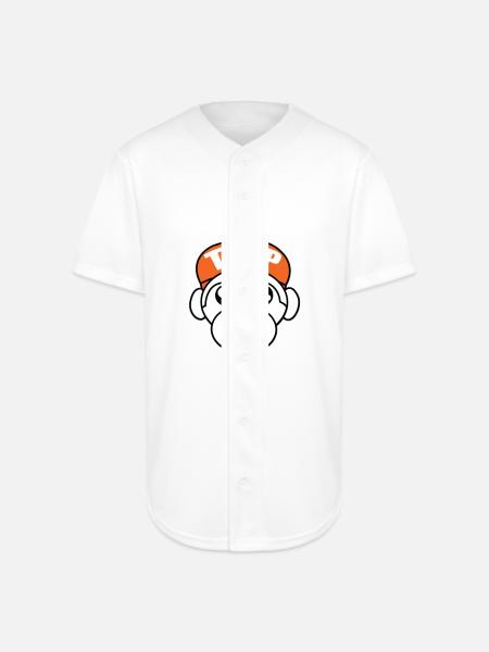 Trap Monkey - Full Button Jersey - white