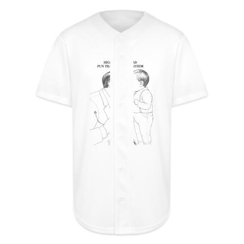 Dad Joke Blueprint T-Shirt - Full Button Jersey