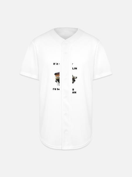 Ode to Rolls Royce Merlin Engine - Full Button Jersey - white
