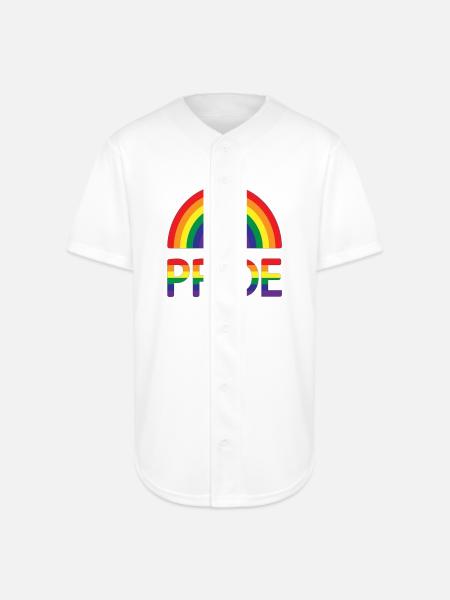 Unique design t-shirts - Full Button Jersey - white