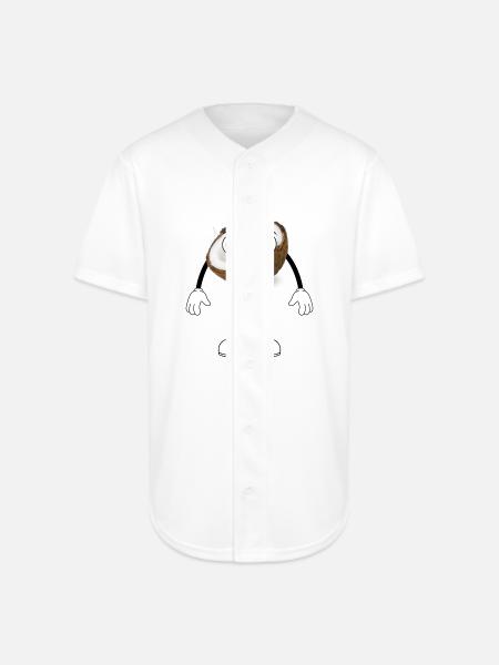 Coconut - Full Button Jersey - white