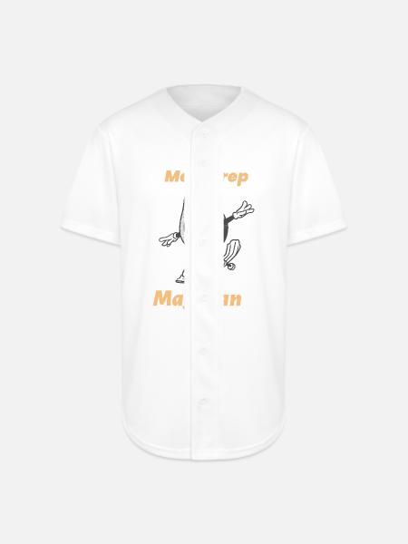MEAL PREP MAGICIAN - Full Button Jersey - white