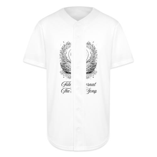 Poetic Swan T-Shirt - Full Button Jersey
