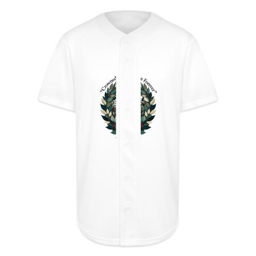 Crowned by Your Love Forever Laurel Wreath T-Shirt - Full Button Jersey