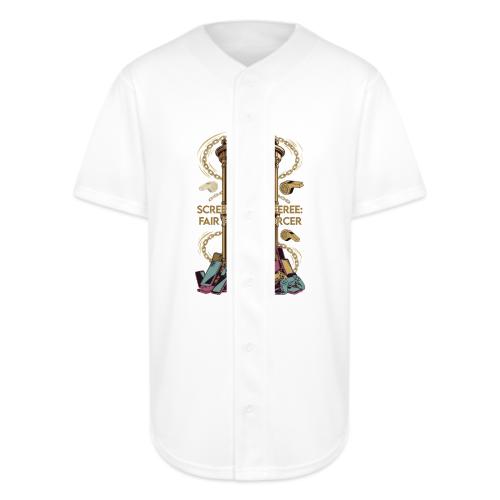 Screen Time Referee T Shirt, Fair Play Enforcer - Full Button Jersey