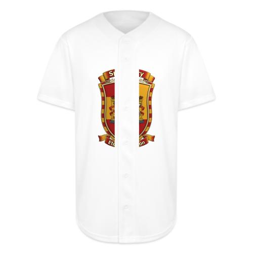 Spain Lion Fury T-Shirt, Spanish Crest Gift - Full Button Jersey