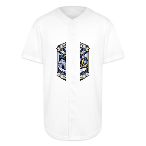 Madrid White Legacy T Shirt, Madrid Fan Gift - Full Button Jersey