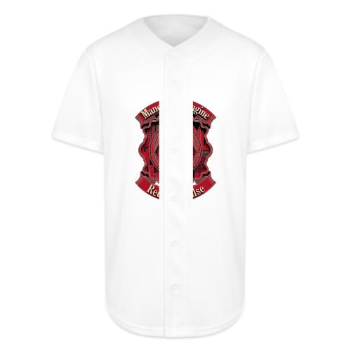 Red Manchester T Shirt, Red Soccer City Pride Gift - Full Button Jersey