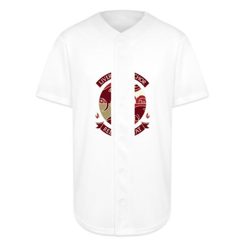 Liverpool Anchor T Shirt, Soccer City Pride Gift - Full Button Jersey