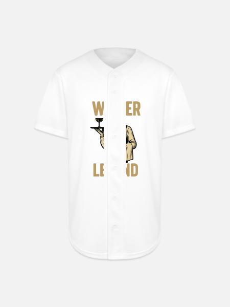 Waiter Legend - Full Button Jersey - white