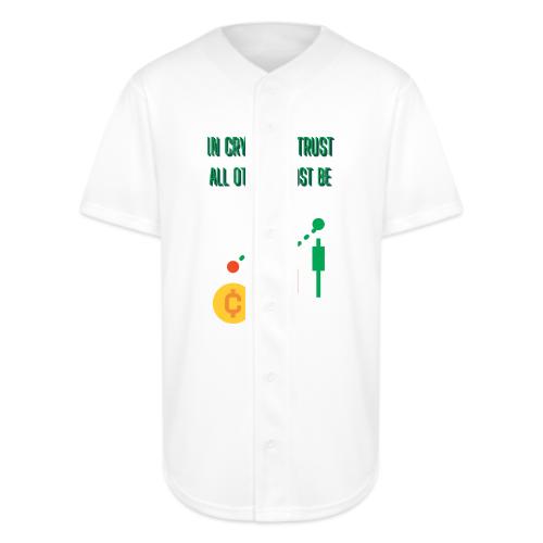 Sarcastic Bitcoin Investor T-shirt - Full Button Jersey