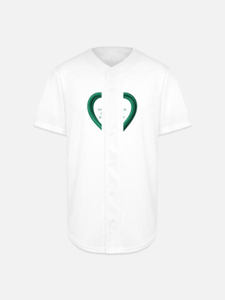 Hose Heart Humor - Full Button Jersey - white