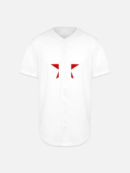 Red Star Army - Full Button Jersey - white