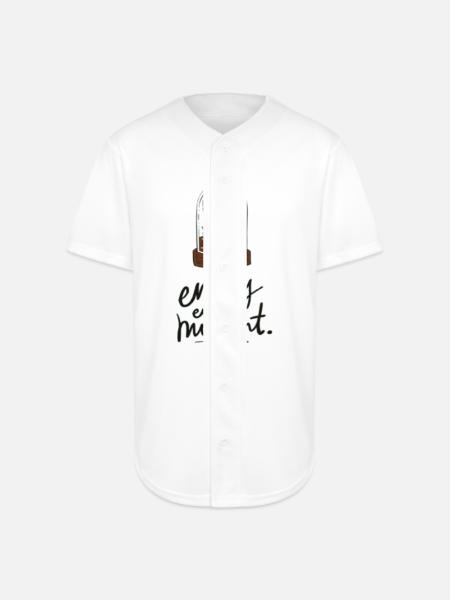 Terrarium Bloom Moment - Full Button Jersey - white