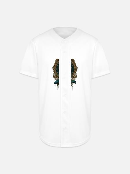 Golden Sun portal  - Full Button Jersey - white