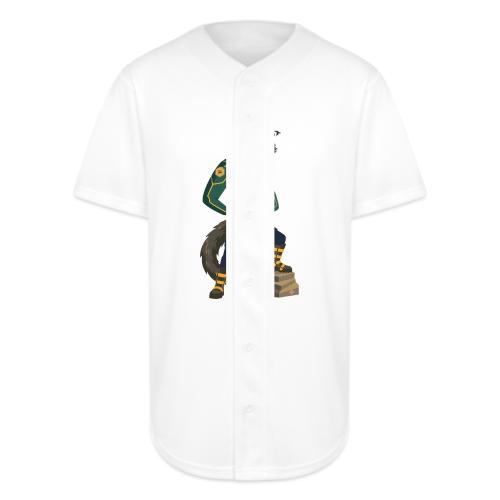 Raccoon Ranger in Neon Armor - Full Button Jersey