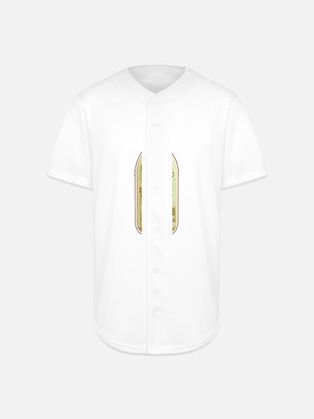 Backrooms Almond Water Original Label - Full Button Jersey - white