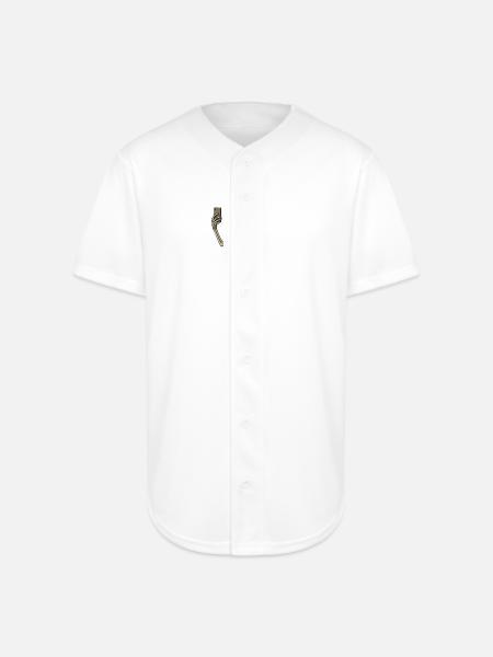selfie - Full Button Jersey - white