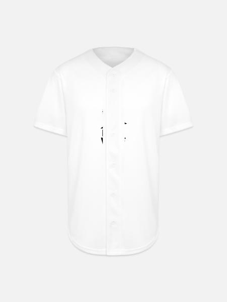Lone Wolf Howling Silhouette - Full Button Jersey - white