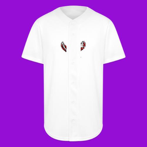 Silver Cardinal in Flight - Full Button Jersey