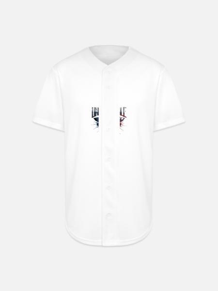 unbreakable - Full Button Jersey - white