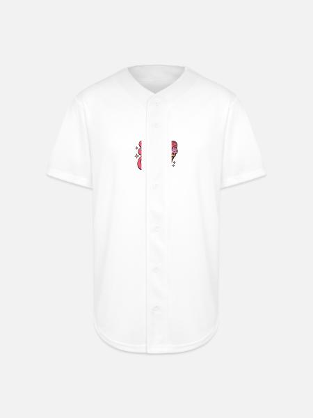 Stay Cool Ice Cream Groovy - Full Button Jersey - white